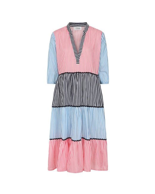 Luella Fashion Multicolor Vienna Short Cotton Dress