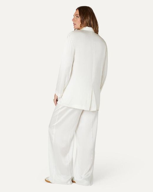 The Summer Edit Natural Gigi Silk Jacket