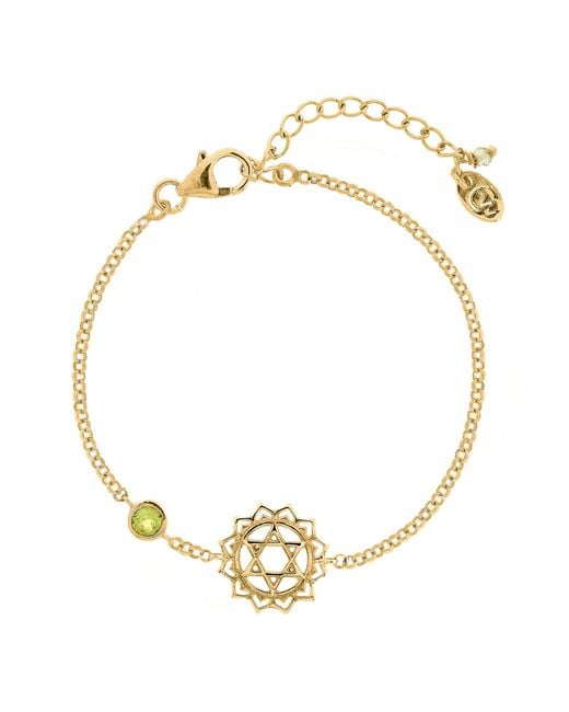 Charlotte's Web Jewellery Metallic Heart Chakra Vermeil Bracelet