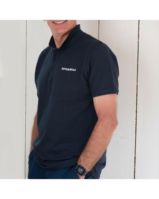 Arthur Beale Blue Polo Shirt for men
