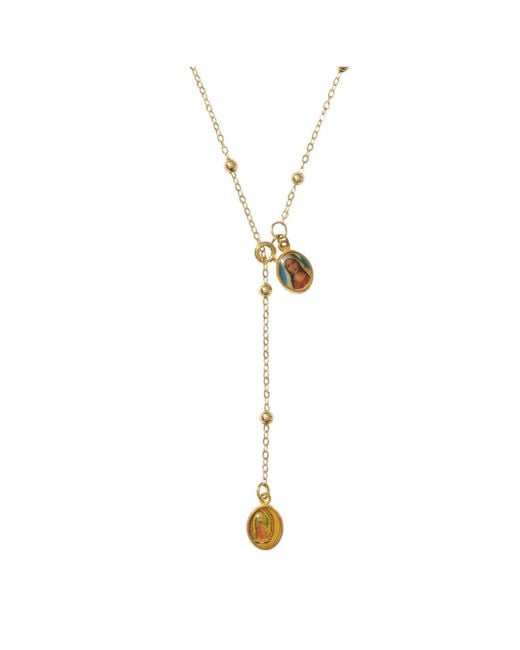 Alexie of Athens Metallic Madonna Bead Prayer Strand