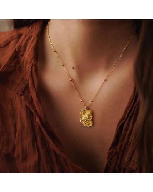 Luna Charles Metallic Solara Zodiac Necklace