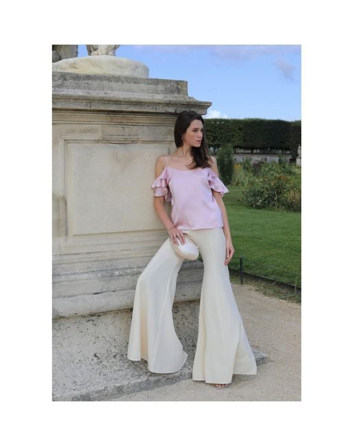 Jnsq (Je Ne Sais Quoi) Natural Sophie Extra-Flare Pants