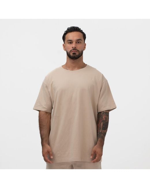 Storm Natural Neutrals Ultimate Oversized T-Shirt Sand for men