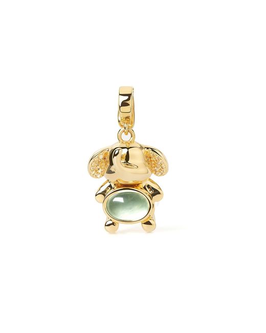Freqnc Atelier Metallic Mini Elephant Charm