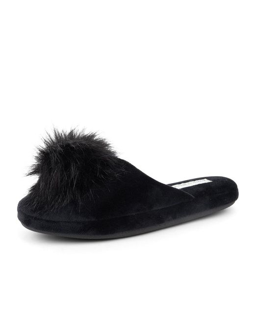 Patricia Green Daisy Pouf Slipper Black | Lyst