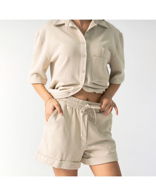 Enxhaline Gray Neutrals Aviel Shirt Sets