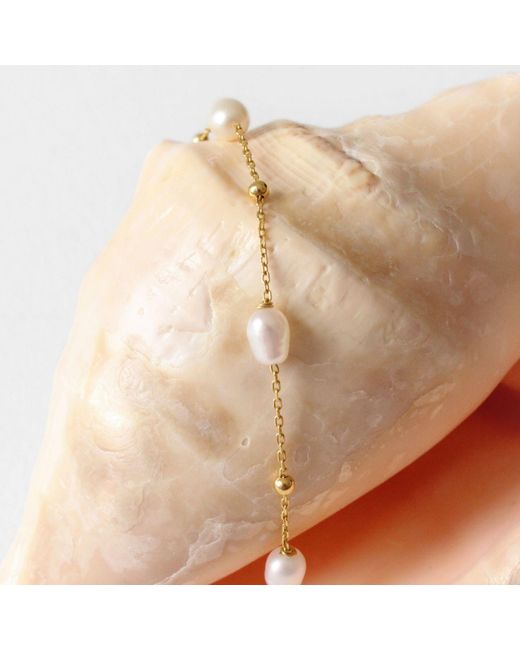 ASSUWA Metallic Aphrodite Pearl Bracelet