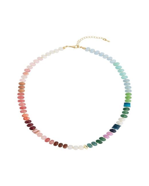 Saachi Metallic Beaded Necklace