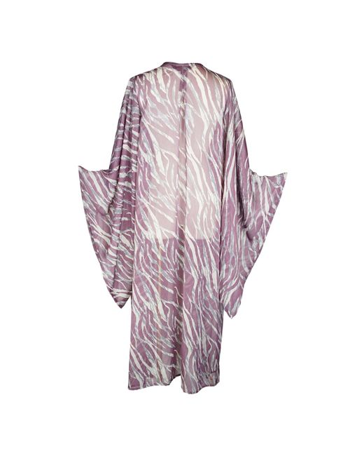 Jennafer Grace Purple Etosha Kimono In Amethyst