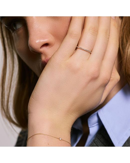 Dyamka Metallic Paved Alliance Ring