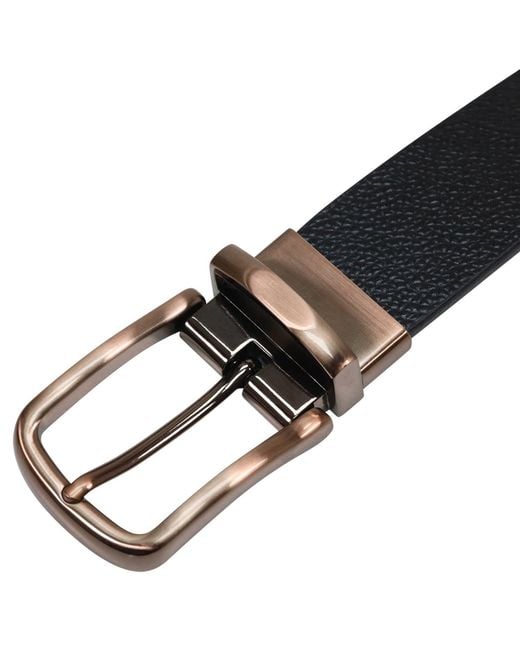 Storm Black Taranis Grain Reversible Belt for men