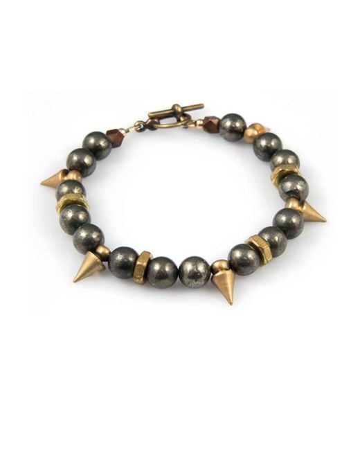 Rachel Nathan Metallic On Point: Pyrite Bracelet
