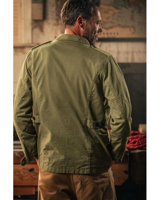 &SONS Trading Co Green Carter Jungle Jacket for men