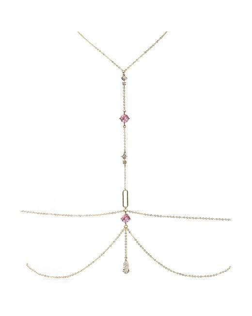 Studio Baloge Metallic Lumina T-Line Body Chain