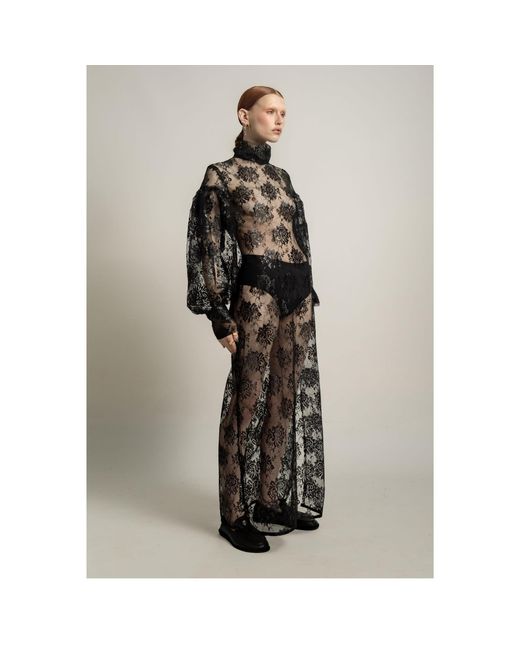 Van Brussel Black Opulence Lace Dress