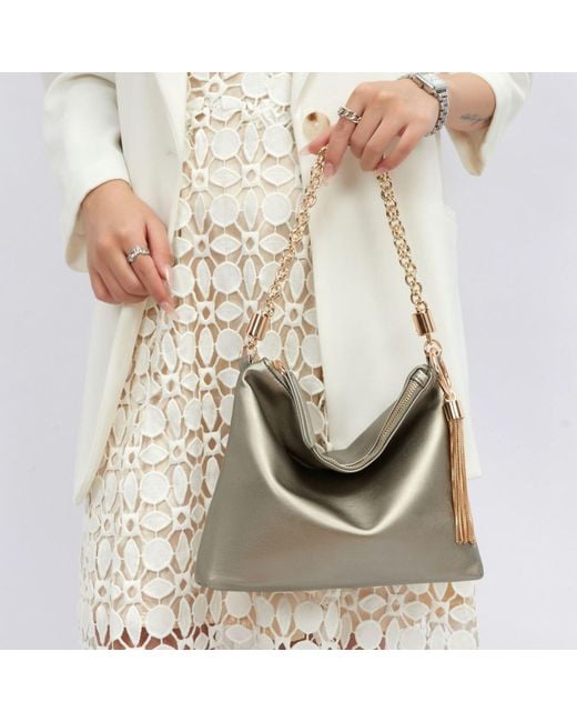 Mkf Collection - J'omor Gray Brigitte Shoulder Bag