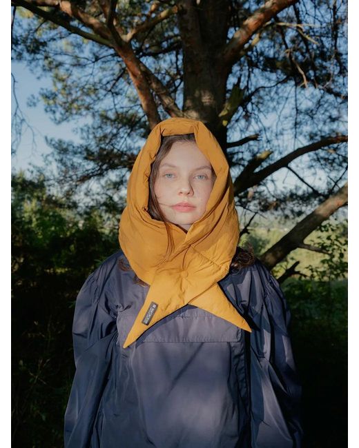 The New Orchard Yellow Winter Vegan Capuche