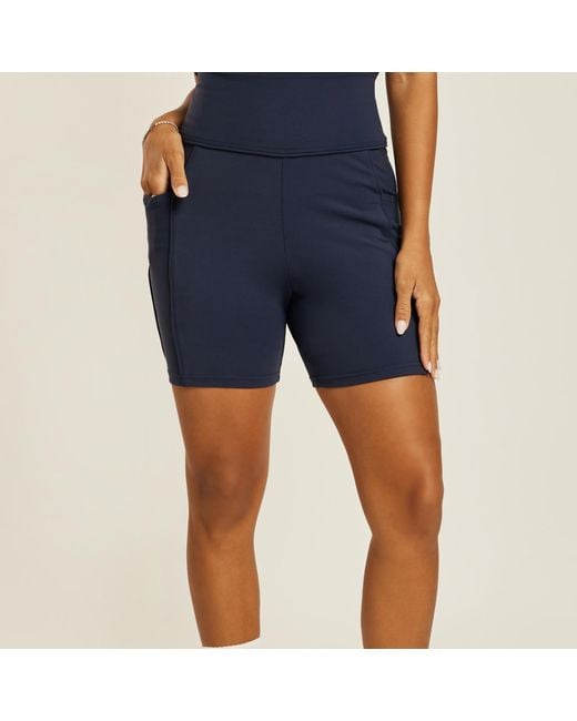 Be Athletica Blue Be One Eighty Cycling Shorts