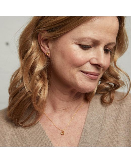 Auree Jewellery Metallic Brooklyn Citrine & Vermeil Necklace