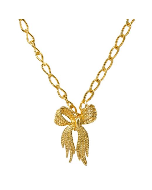 Caramel Vintage Jewellery Metallic Vintage Plated Presence Chain Necklace