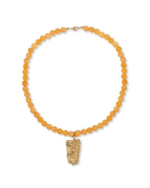 A Weathered Penny Metallic Tova Necklace