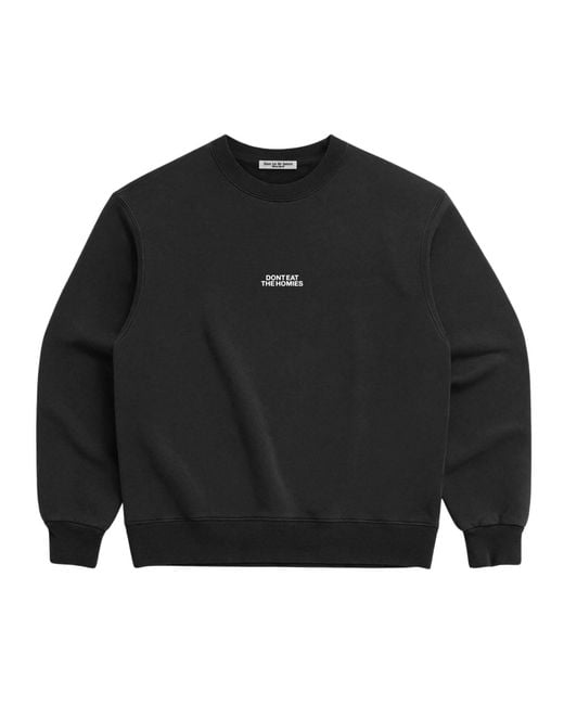 Dont Eat the Homies Black Animals Are People Too Crewneck for men