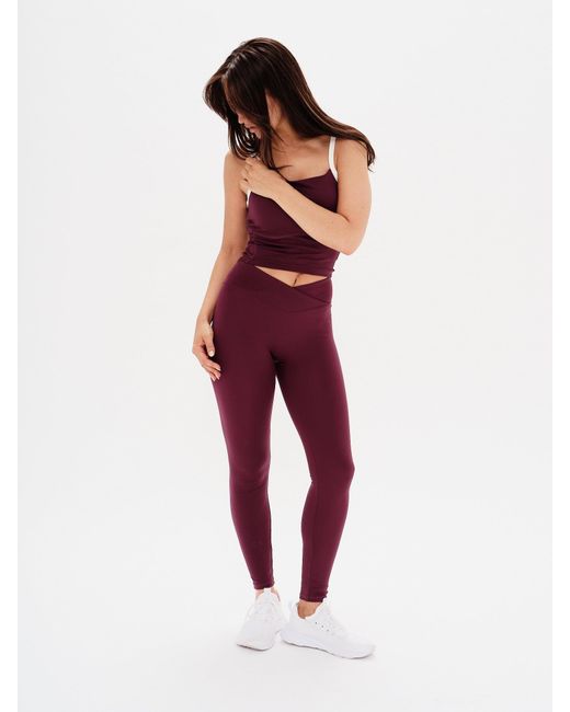 Revyve Active Red Neutrals Mulberry Merlot V-Sculpt Legging
