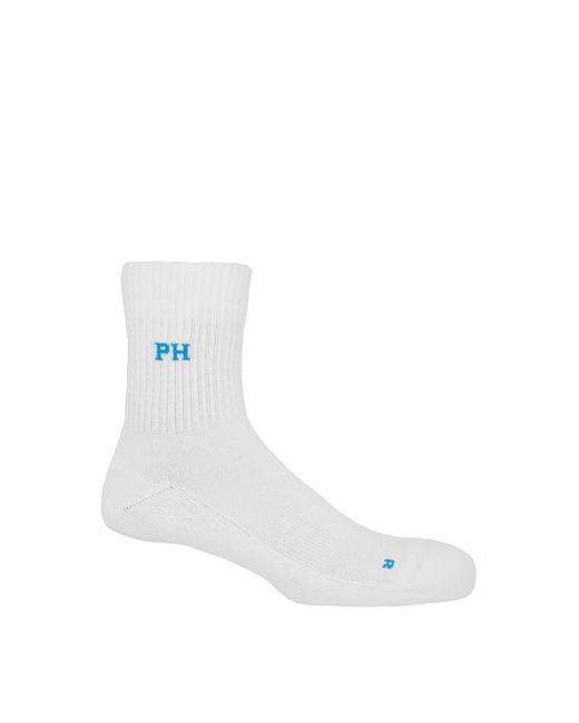 Peper Harow - Made in England White Three Pack Quarter Recycled Sport Socks – for men