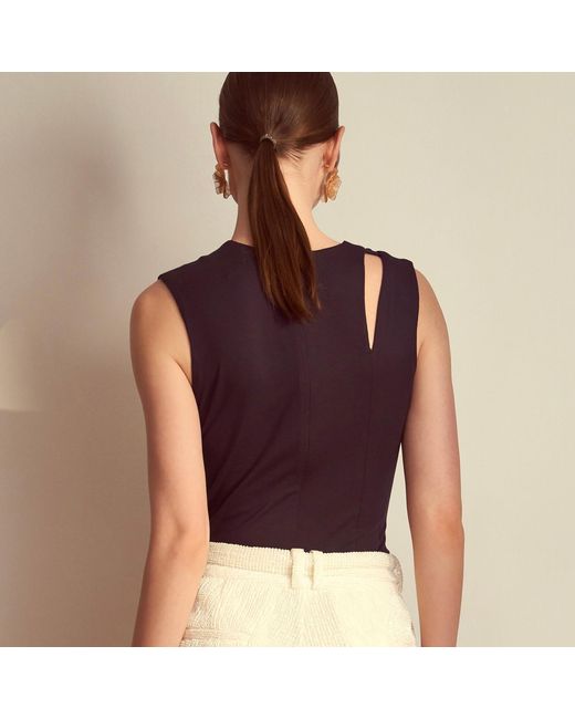 Emma Wallace Blue Lisa Top