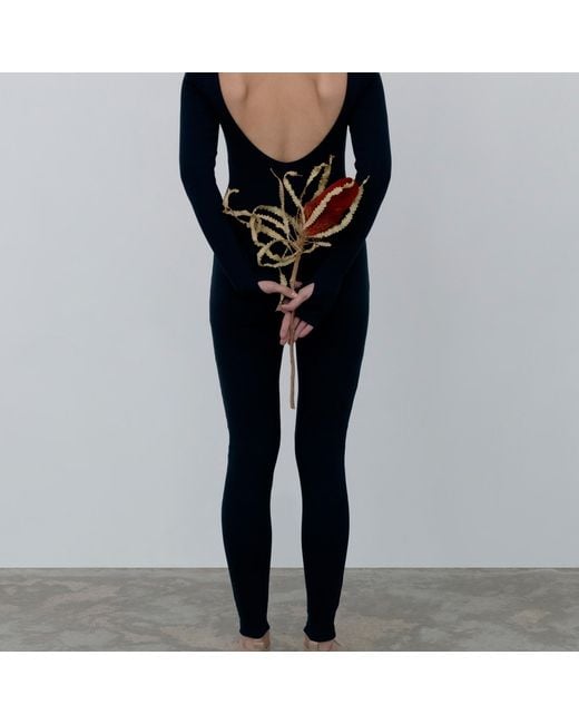 The Koozy Blue Maternity Palma Long Sleeve One-Piece