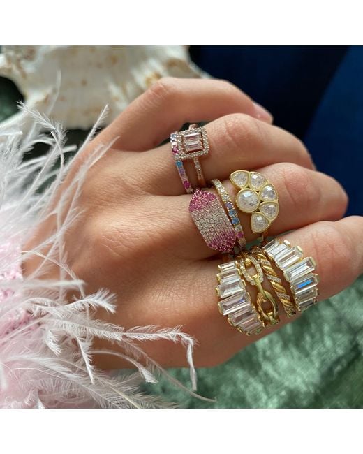 Native Gem Metallic Alix Ring