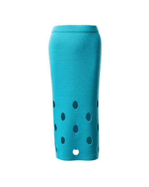 Fully Fashioning Blue Bria Skirt