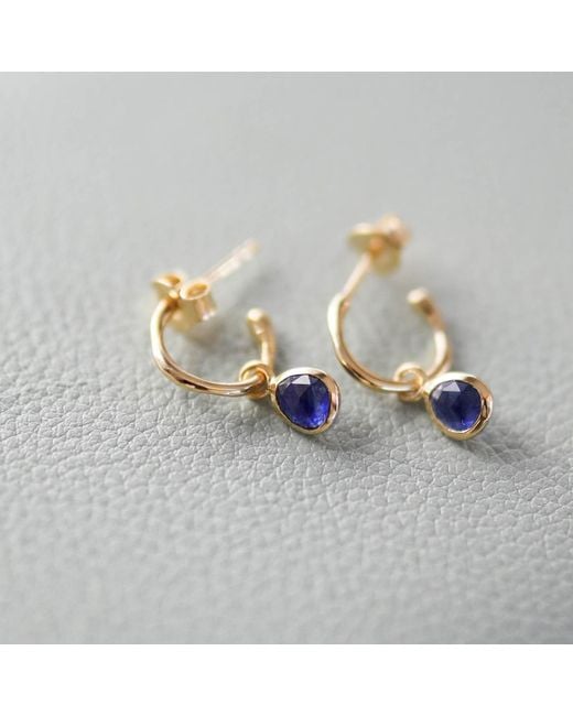 Auree Jewellery Blue Hampton Sapphire & Vermeil Earrings