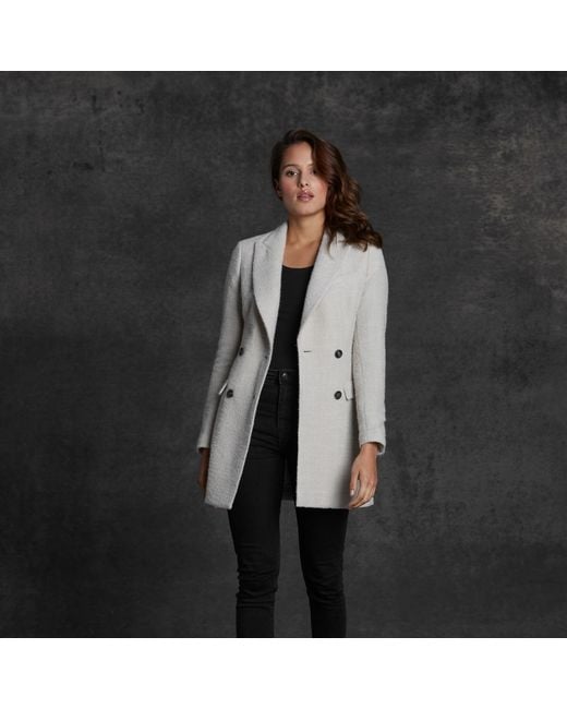 Vulto White Alpaca Silk Jacket