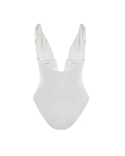 Cherina Beachwear Llc White Faira Swimsuit