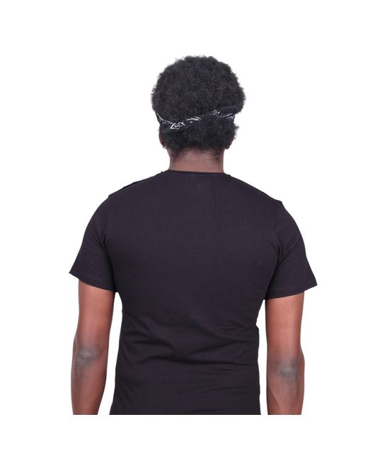 Any Old Iron Black Cuntry Color Cotton T-Shirt for men
