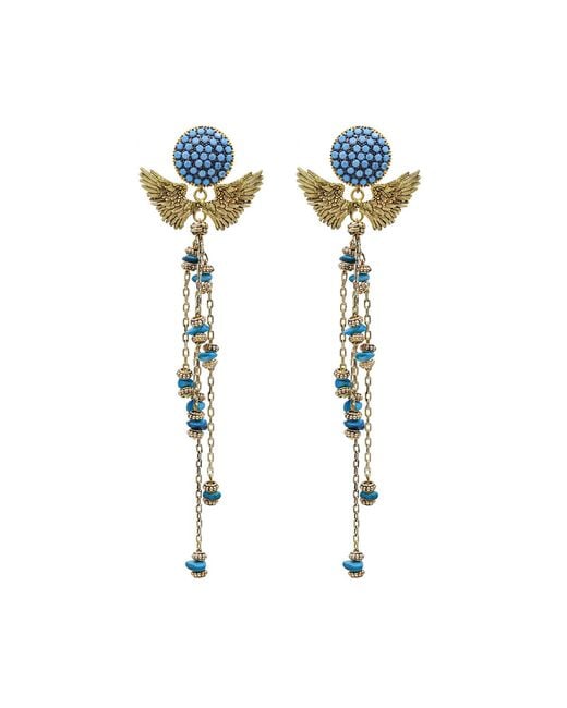 Bayemeyc Blue Gaia Dangle Earrings