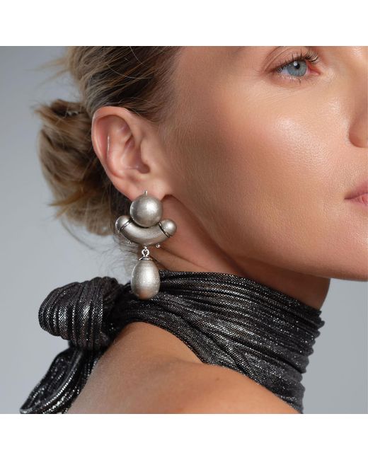 Saule Label Metallic Aria Earrings
