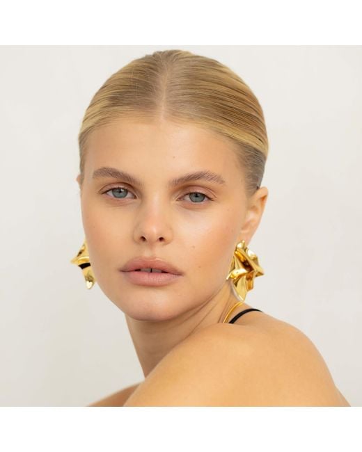 Arctic Fox & Co. Yellow Statement Earrings