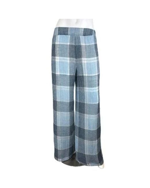 SNIDER Blue Plaid Clarity Pant