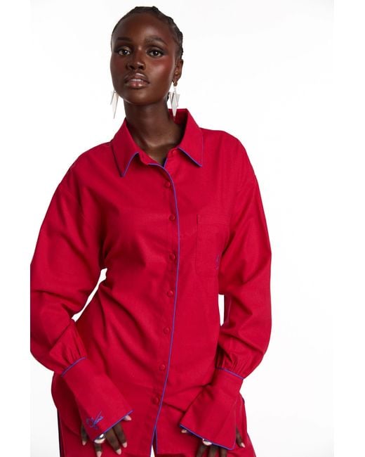 Ofuure Red Nikki Pants