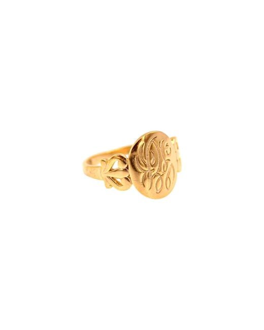 1610Istanbul Metallic Istanbulite Signet Ring