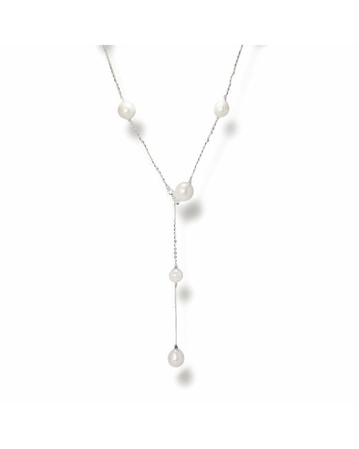Ninemoo Metallic Luminous Pearl Necklace