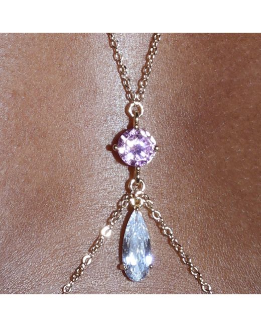 Studio Baloge Metallic Lumina Mini Body Chain