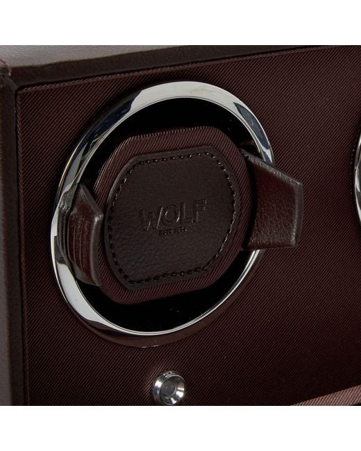 Wolf Black Cub Double Watch Winder