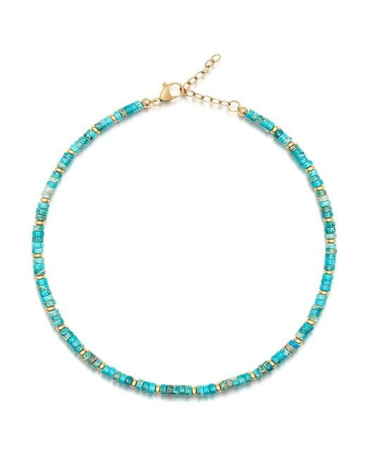 Nialaya Blue Heishi Choker With