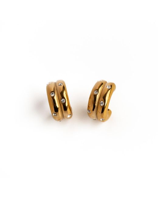 Superdivajewellery Metallic Remi Hoops