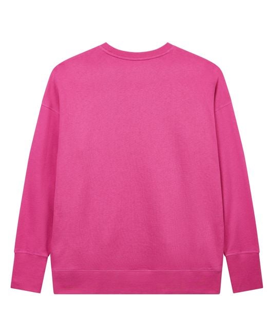 Lounge Pink Longline Sweatshirt Hot