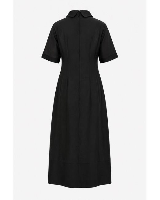 Exquise Black Jadiyn Midi Dress